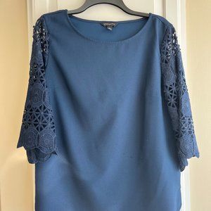 Blue Long Sleeve Top from Banana Republic
